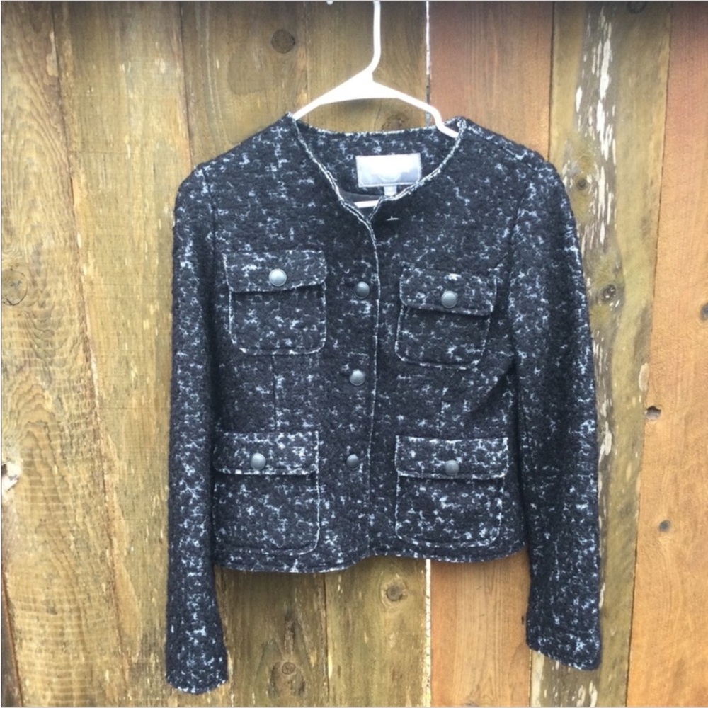 Johnston & Murphy Wool Blend Textured Blazer Size XS